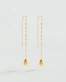 Pendientes largos CALMA Dorado