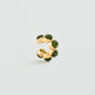 Earcuff PIEDRA BATIGNOLLES Verde / Dorado