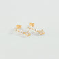 Pendientes largos BELOVED Cristal / Dorado