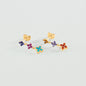 Pendientes largos BELOVED Multicolor / Oro