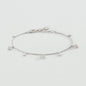Pulsera de cadena BELOVED Cristal / Plateado