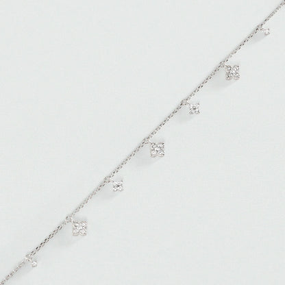 Pulsera de cadena BELOVED Cristal / Plateado