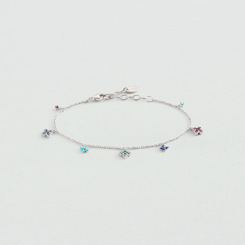 Pulsera de cadena BELOVED Multicolor / Plata