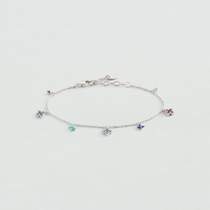 Pulsera de cadena BELOVED Multicolor / Plata