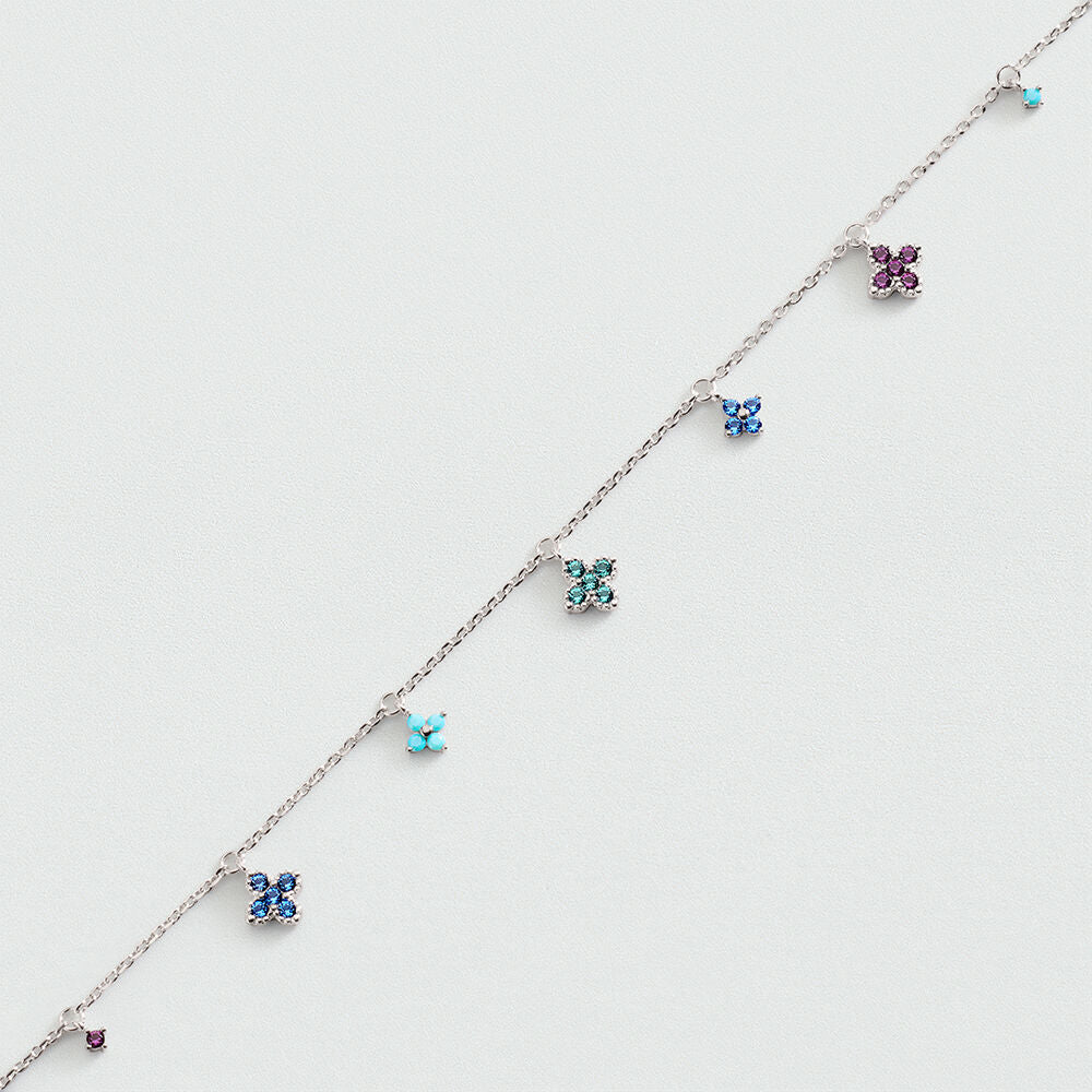 Pulsera de cadena BELOVED Multicolor / Plata