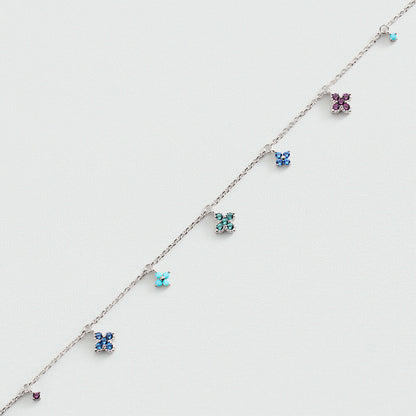 Pulsera de cadena BELOVED Multicolor / Plata