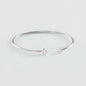 Pulsera rígida BELOVED Cristal / Plateado