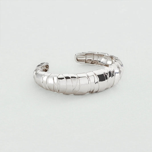 Pulsera rígida BE Plateado