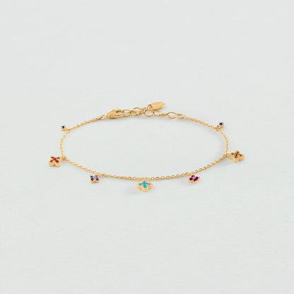 Pulsera de cadena BELOVED Multicolor / Oro