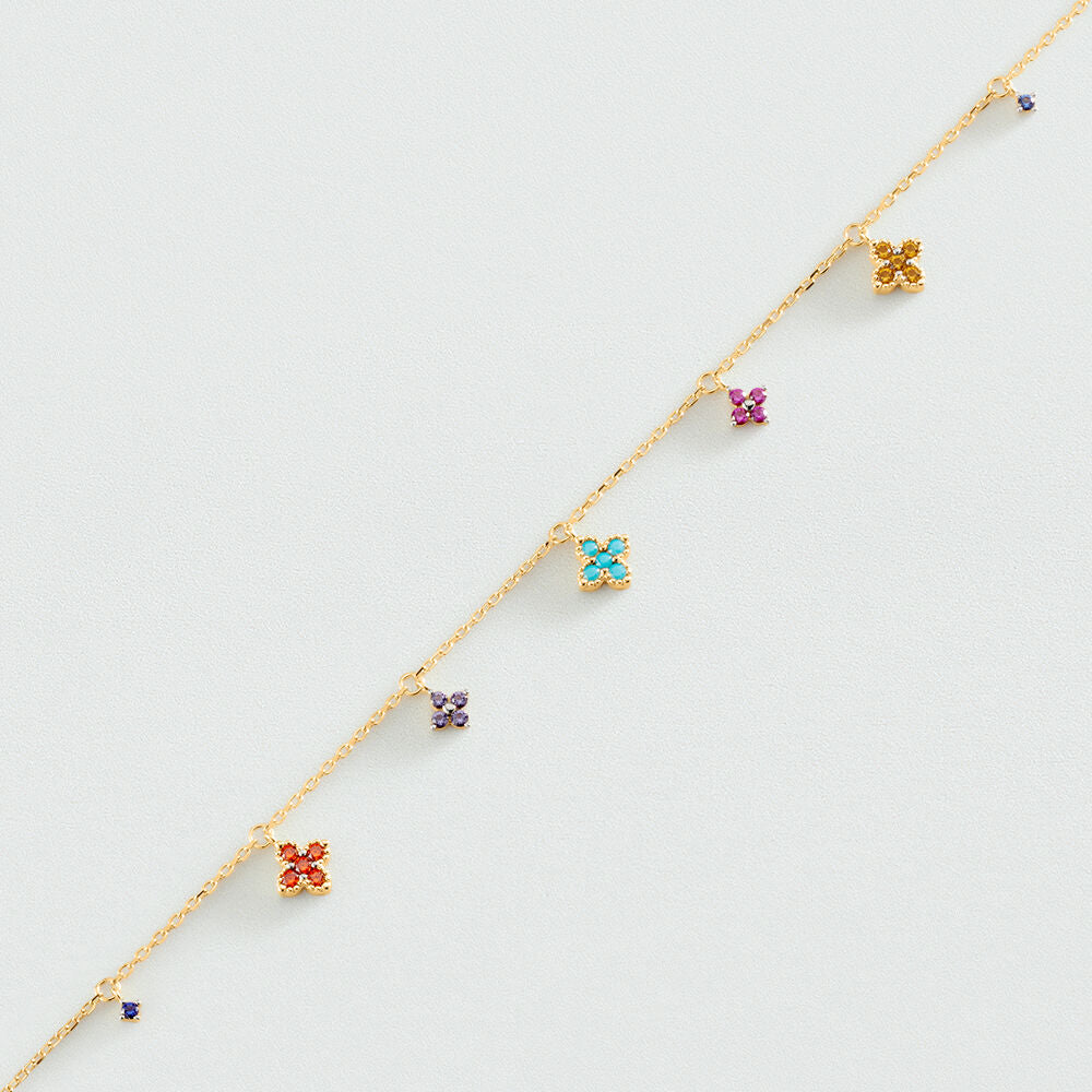 Pulsera de cadena BELOVED Multicolor / Oro