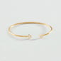 Pulsera rígida BELOVED Cristal / Dorado