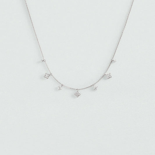 Collar corto BELOVED Cristal / Plateado