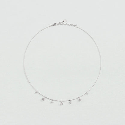 Collar corto BELOVED Cristal / Plateado