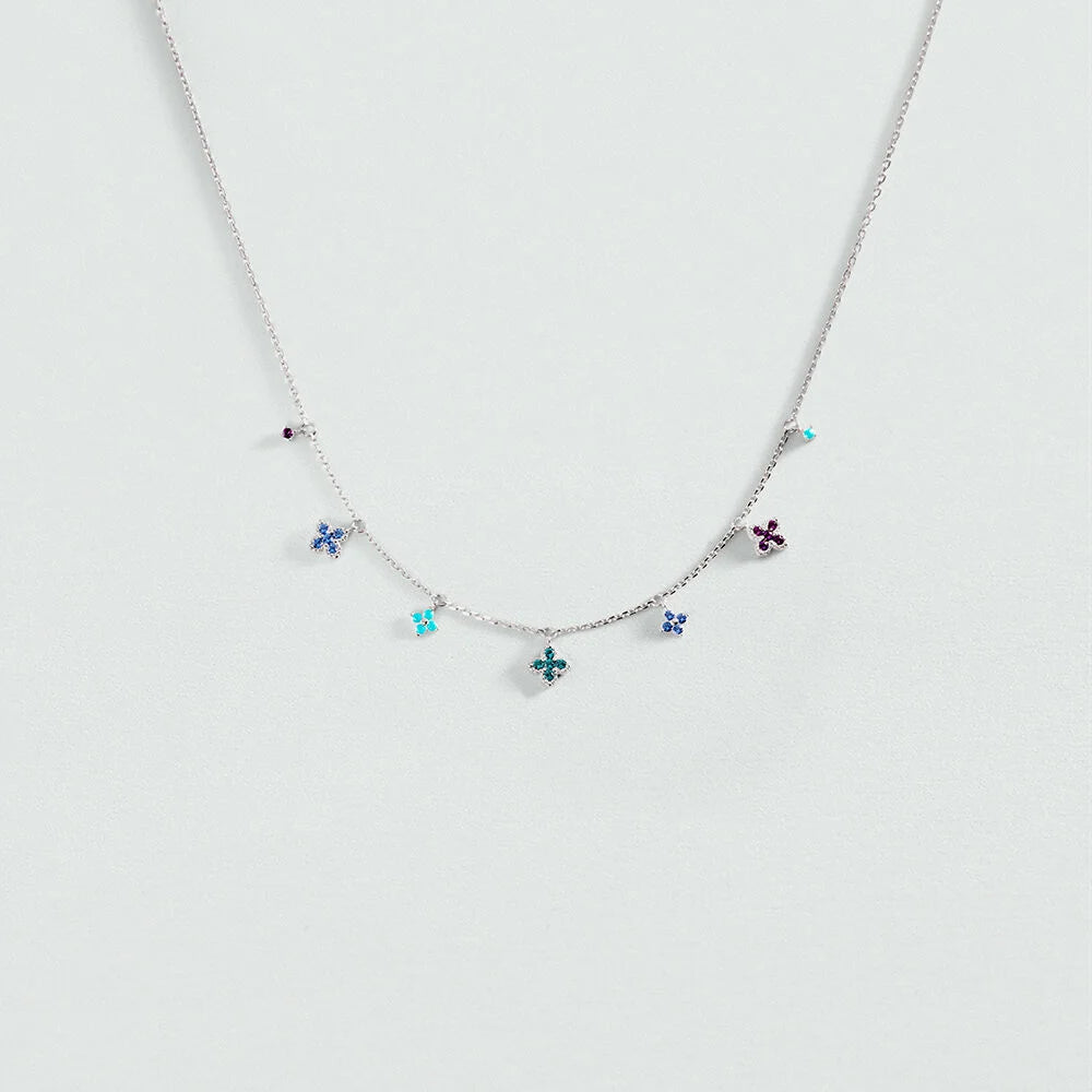 Collar corto BELOVED Multicolor / Plata