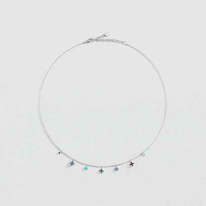 Collar corto BELOVED Multicolor / Plata