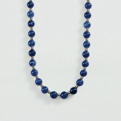 Collar corto BE Azul / Plata