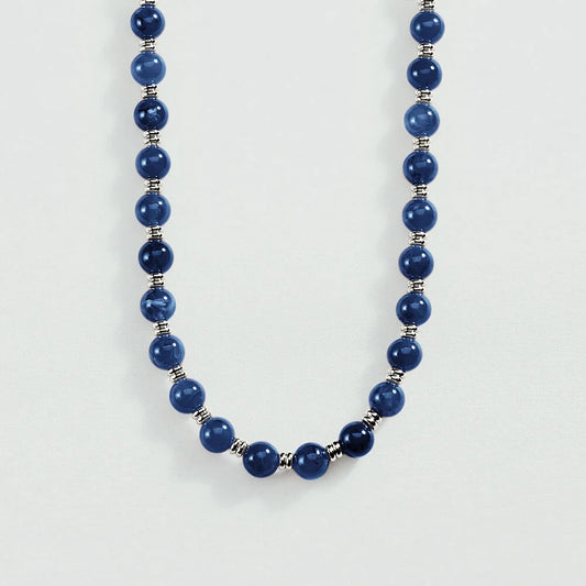 Collar corto BE Azul / Plata