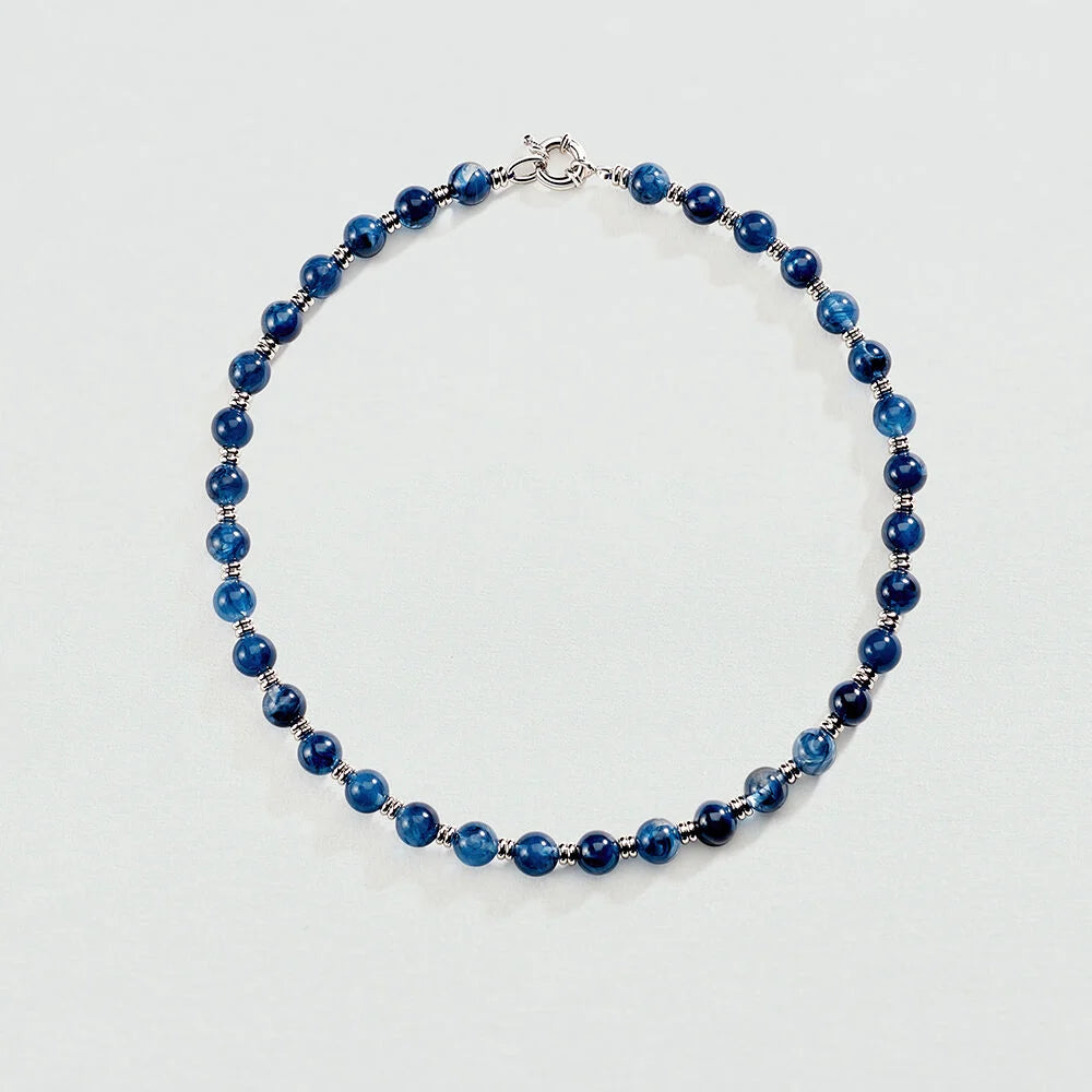 Collar corto BE Azul / Plata