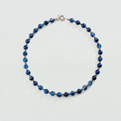 Collar corto BE Azul / Plata