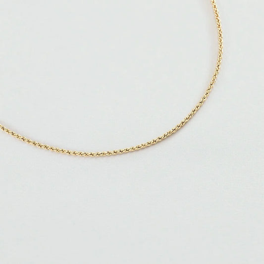 Collar midi cordón -dorado
