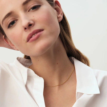 Collar corto Base - Dorado