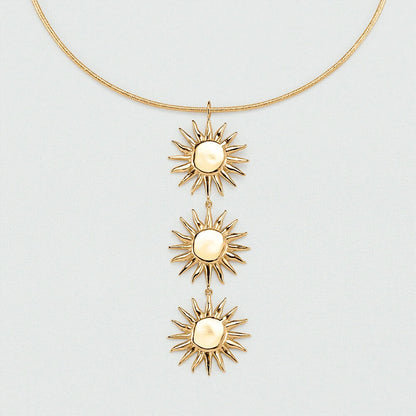 Collar midi TIARE rígido 3 soles