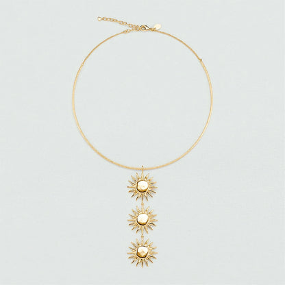 Collar midi TIARE rígido 3 soles