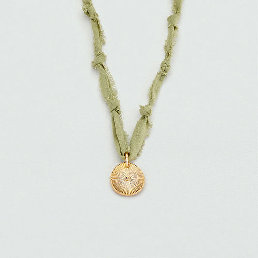 Collar midi Tiare Verde caracola