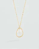 Collar midi CALMA Blanco / Oro