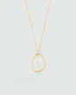 Collar midi CALMA Blanco / Oro
