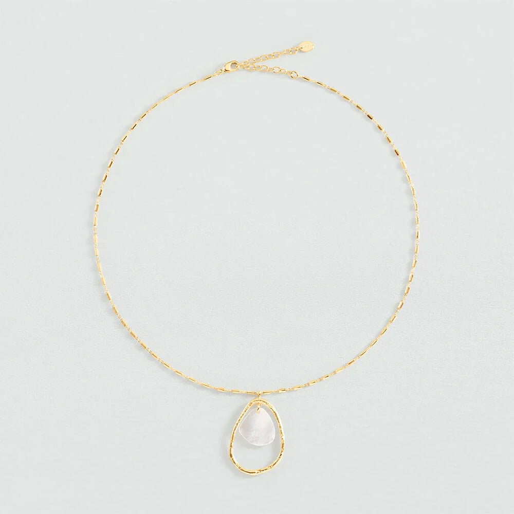 Collar midi CALMA Blanco / Oro