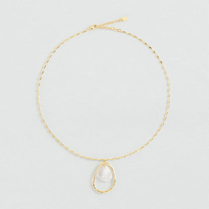 Collar midi CALMA Blanco / Oro