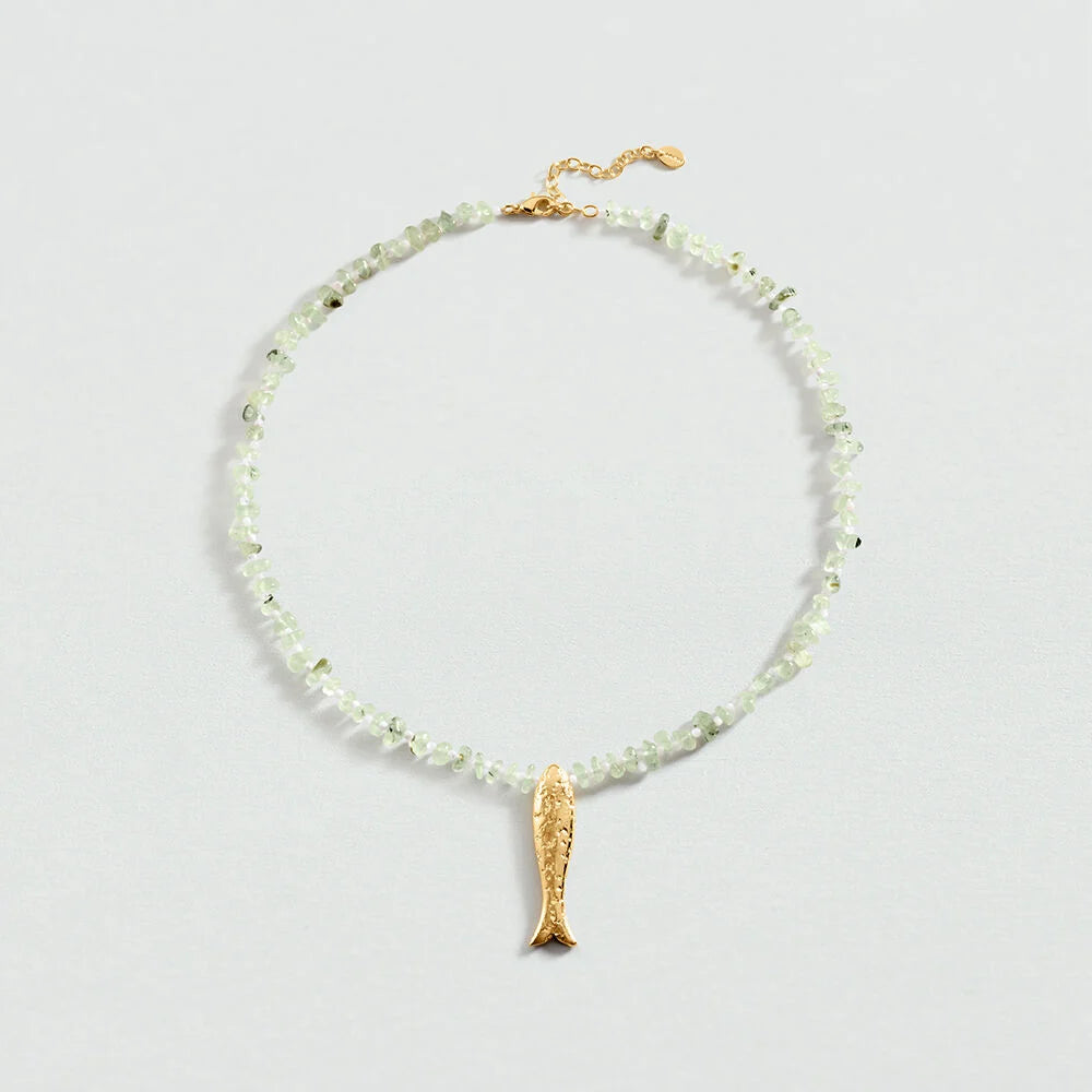 Collar midi CALMA Verde / Dorado
