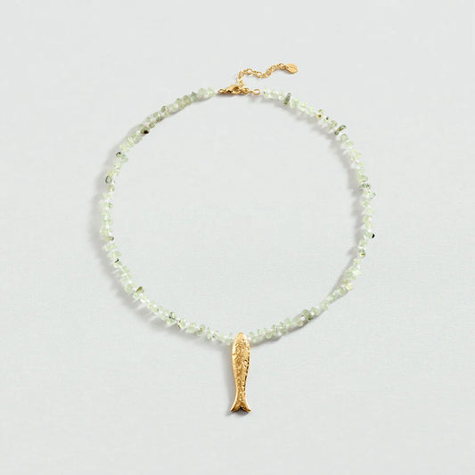 Collar midi CALMA Verde / Dorado