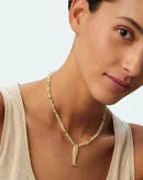 Collar midi CALMA Verde / Dorado