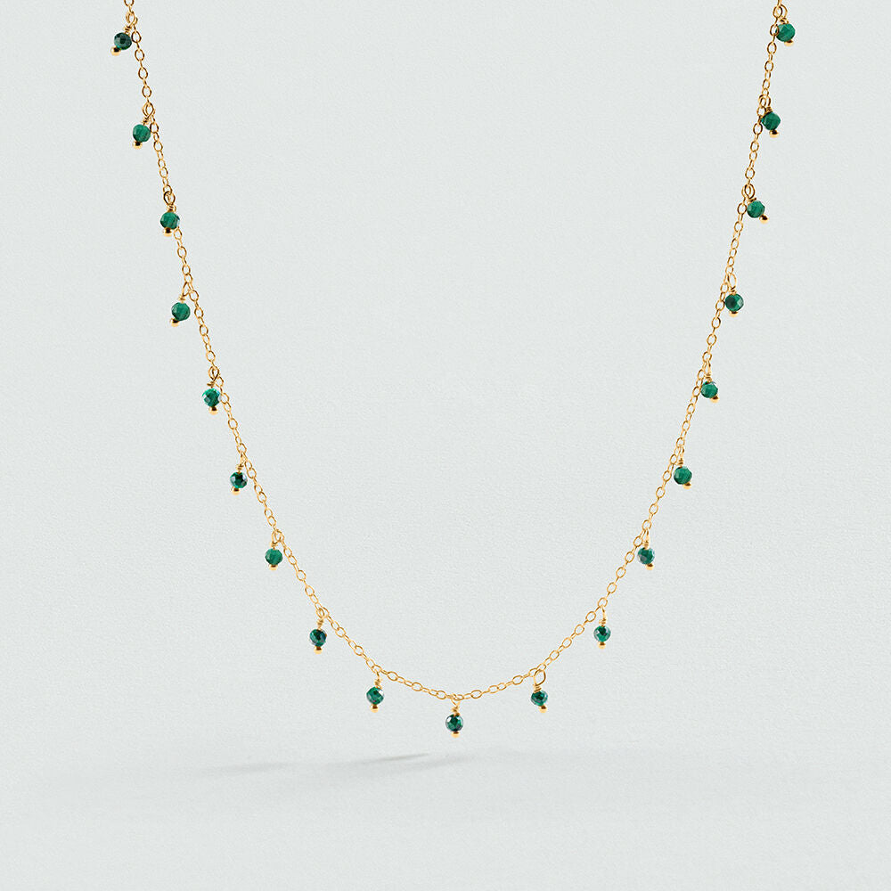 Collar corto ALMA Malaquita