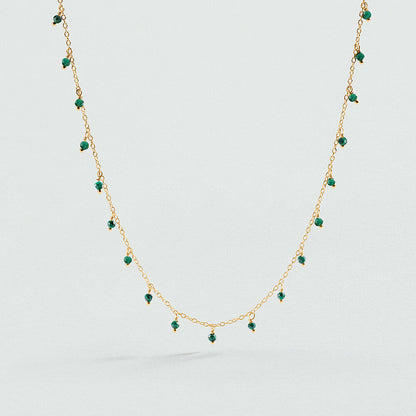 Collar corto ALMA Malaquita