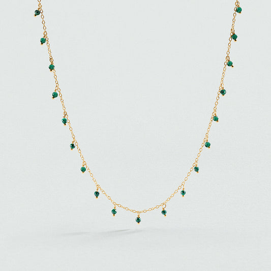 Collar corto ALMA Malaquita