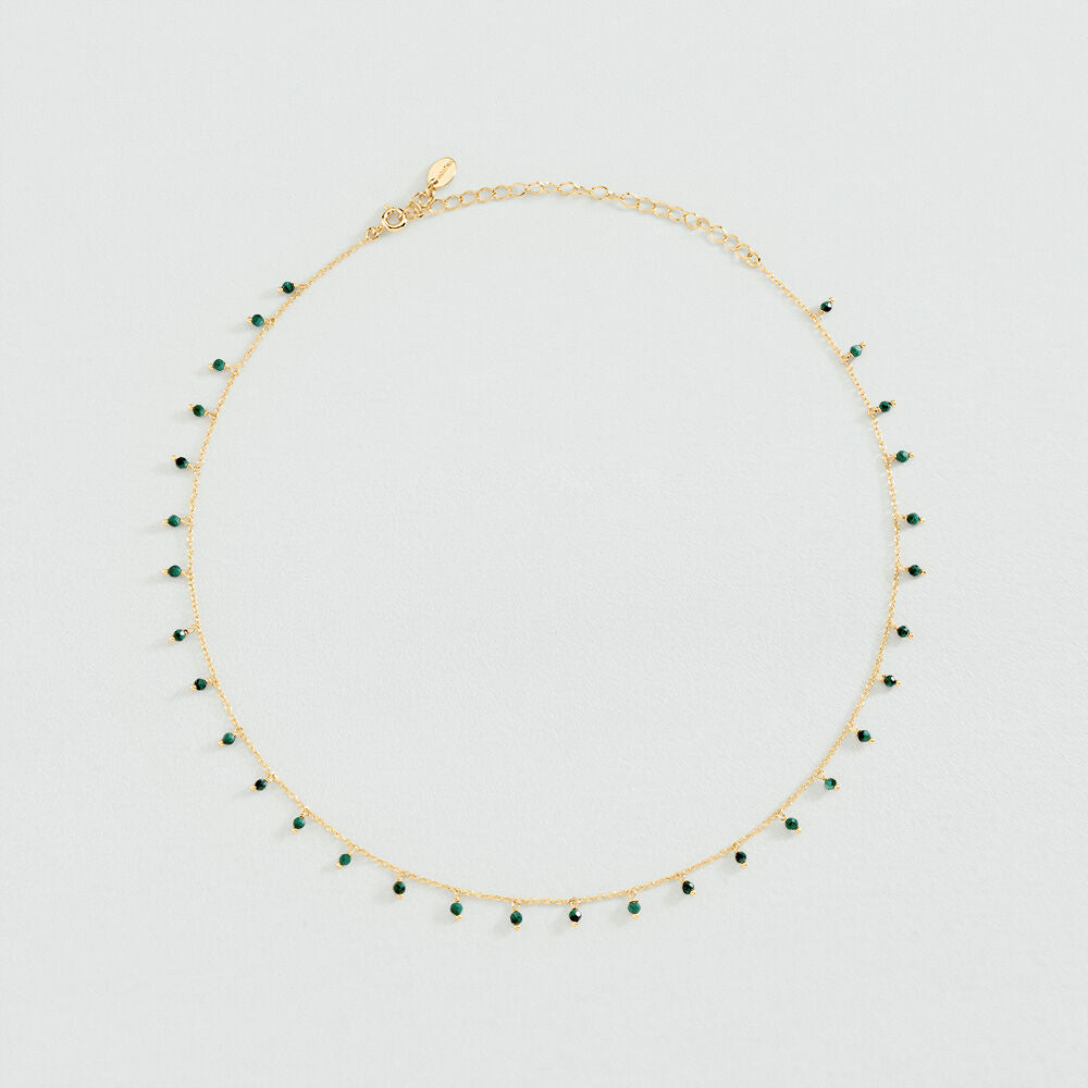 Collar corto ALMA Malaquita