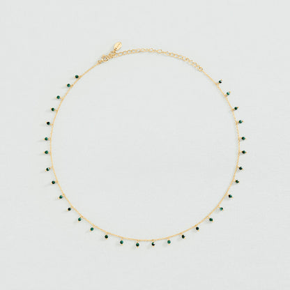 Collar corto ALMA Malaquita