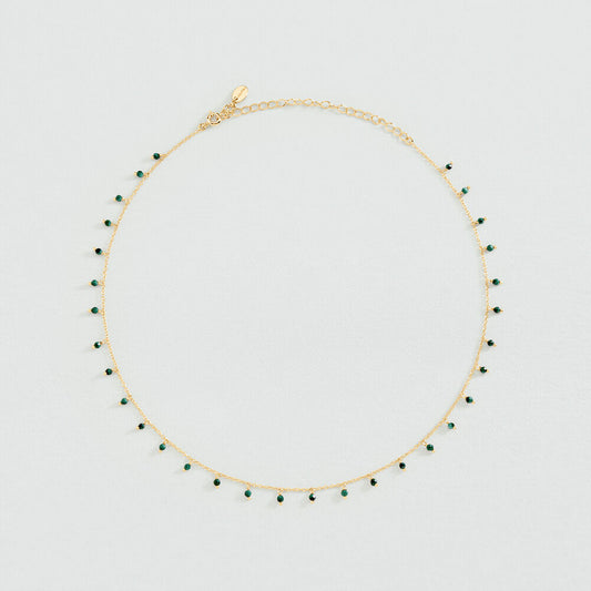 Collar corto ALMA Malaquita