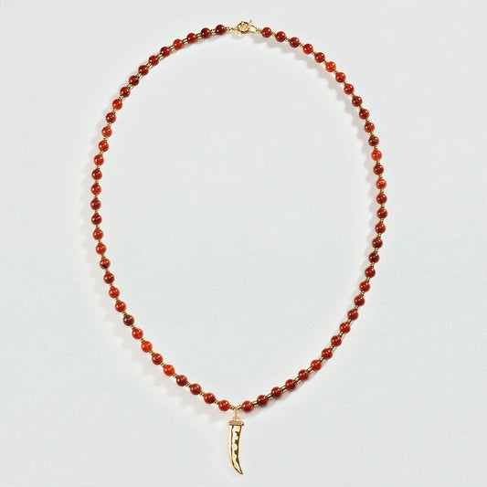 Collar largo BE Rojo / Oro