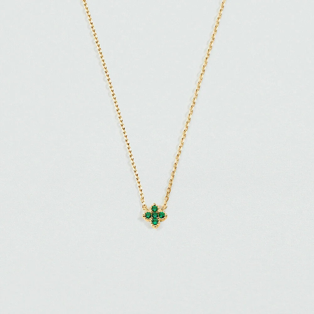 Collar corto BELOVED Verde / Dorado