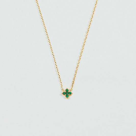 Collar corto BELOVED Verde / Dorado