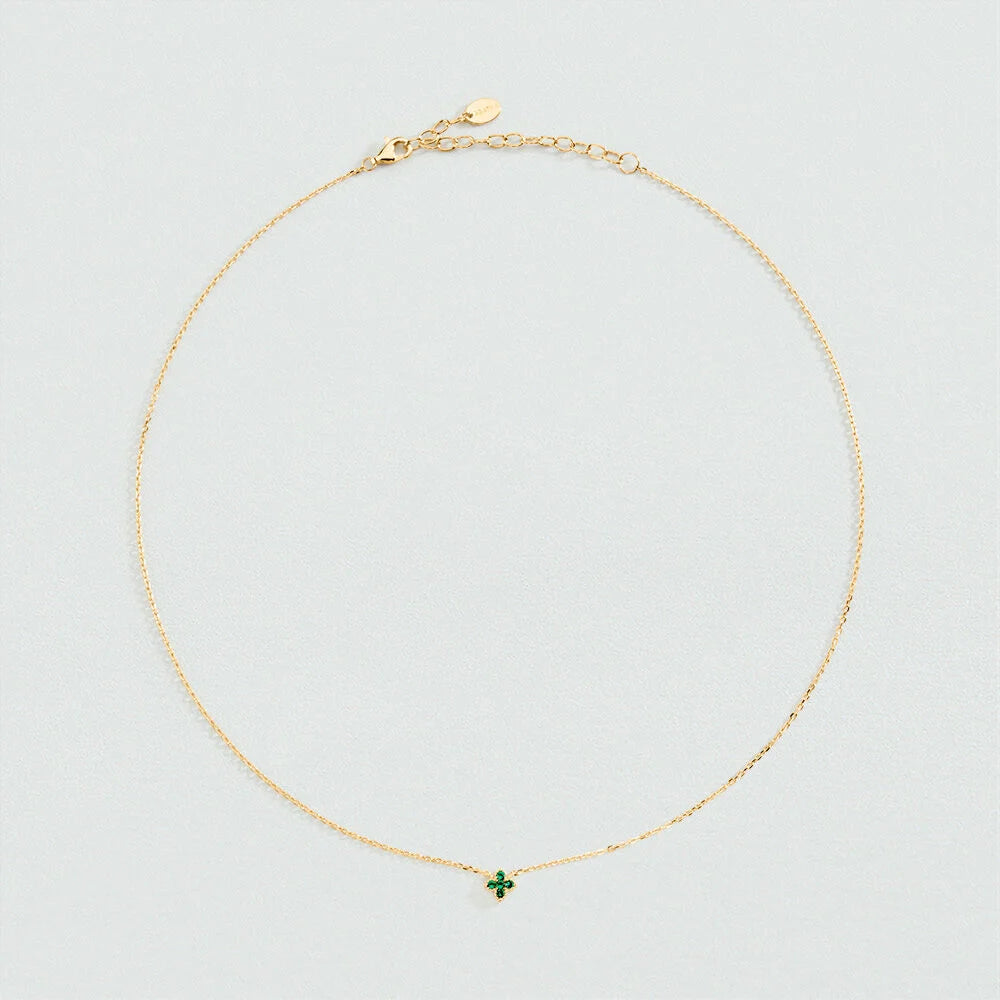 Collar corto BELOVED Verde / Dorado