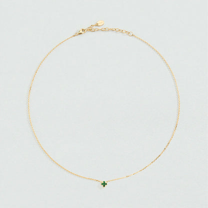 Collar corto BELOVED Verde / Dorado