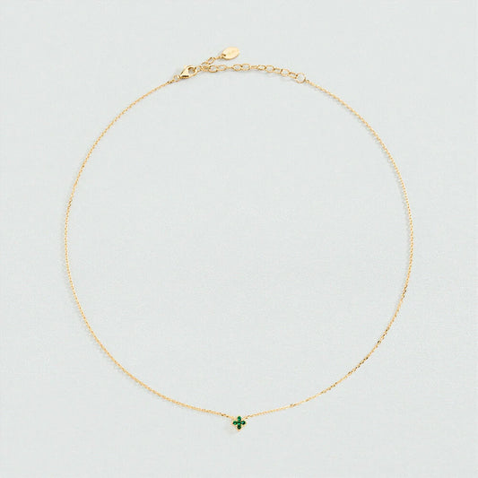 Collar corto BELOVED Verde / Dorado