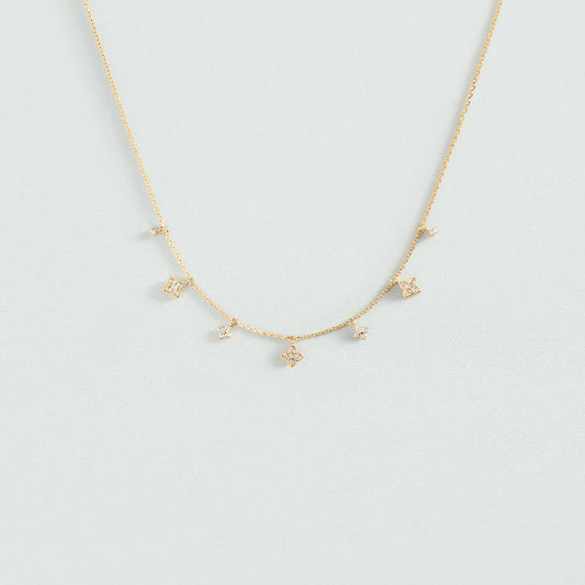 Collar corto BELOVED Cristal / Dorado