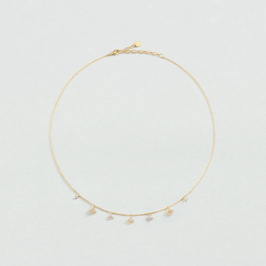 Collar corto BELOVED Cristal / Dorado