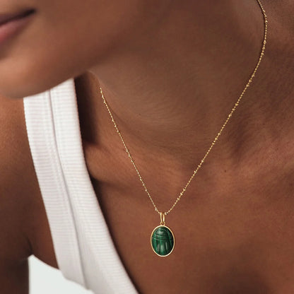 Colgante TALISMANS ESCARABAJO VERDE
